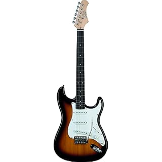 EKO Sunburst S-300 Sunburst Guitare électrique modèle Stratocaster 22 touches, couleur Sunburst - Les Beatles, Paul McCartney, John Lennon, RIngo Starr, George Harrison EKO Sunburst S-300 Sunburst Guitare électrique modèle Stratocaster 22 touches, couleur Sunburst – Image 2