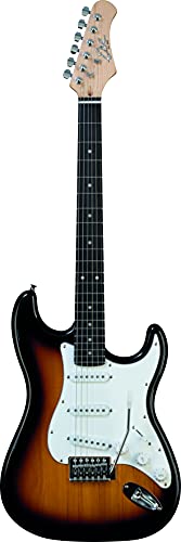 EKO Sunburst S-300 Sunburst Guitare électrique modèle Stratocaster 22 touches, couleur Sunburst - Les Beatles, Paul McCartney, John Lennon, RIngo Starr, George Harrison EKO Sunburst S-300 Sunburst Guitare électrique modèle Stratocaster 22 touches, couleur Sunburst – Image 3