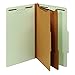 Office Depot Pressboard Classification Folders With Fasteners, Legal Size, 100% Recycled, Light Green, 10 pk, OD29076R