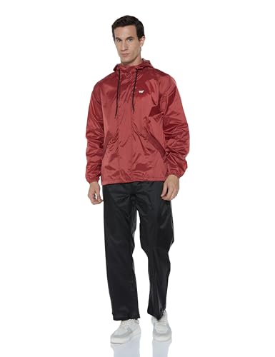 Image of Wildcraft Rain Cht Suit ClrCOR, Red Black