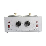 predolo Scaldacera portatile professionale da 1000 ml, doppio contenitore in silicone, temperatura regolabile per principianti della paraffina