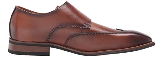 Image of La Milano Mens Double Monk Strap Slip on Loafer Cap Toe Leather Oxford Formal Business Casual Comfortable Dress Shoes for Men