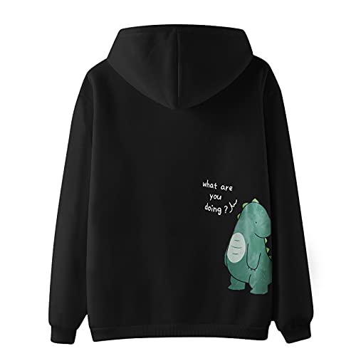 Sudaderas de dinosaurio para enamorados que buscan ropa a juego cómoda 6