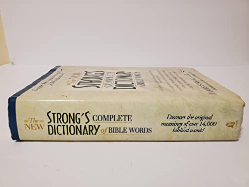 Image of The New Strong's Complete Dictionary of Bible Words