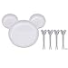 WMF Disney Mickey Mouse Set de vaisselle pour enfant, Porcelaine, argenté, 25 x 25 x 5 cm