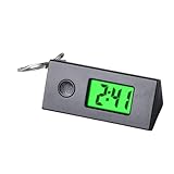 Generico Orologio Digitale Portachiavi: Orologio A Clip Portatile Dal Design Leggero | Sportivi Multiuso Per Attività All'aperto | Borsa Per Zaino Da Campeggio Per Uso Quotidiano, Viaggio, Escursioni