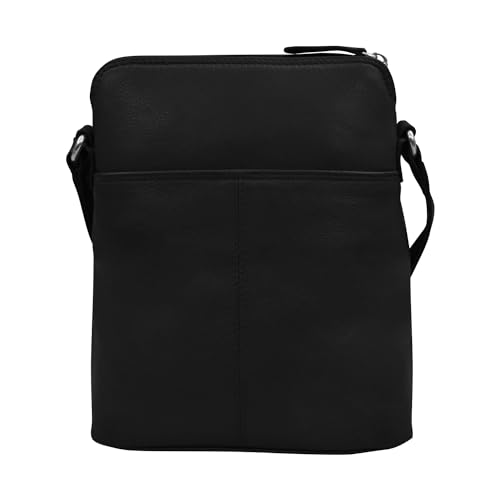 Image of ili New York Genuine Leather Crossbody Bags for Women - Premium RFID Blocking Shoulder Bag Organizer with Adjustable Strap