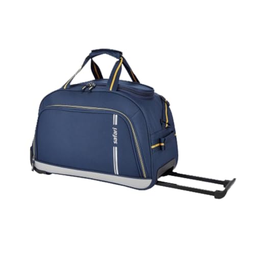 Safari Polyester Eden Duffle Trolley 5 Years Warranty Duffle Bag (65 Cm, Blue),26 Cms
