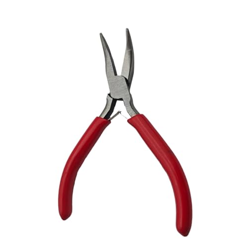 Pinces à Bijoux Artisanales - Bec Rond Coupe-Fil et Anneau Fendu | Outils pour la Réparation, l'Emballage de Fils et le Perlage