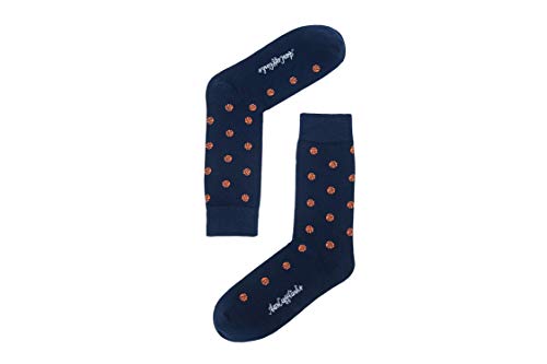 Auscufflinks Basketball Fan Socks For Him | Bball Lover | Gift For Men | Work Socks For Him | Birthday Gift For Guys (Basketball) #TOP1