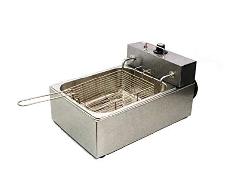 Fritadeira Elétrica Profissional 1 Cuba 5 Litros Aço Inox 220v - Boni