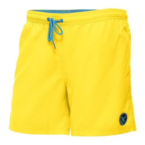 Ladeheid Herren Badehose Badeshorts Beachshorts Schwimmhose LA40-128 (Gelb, Large)