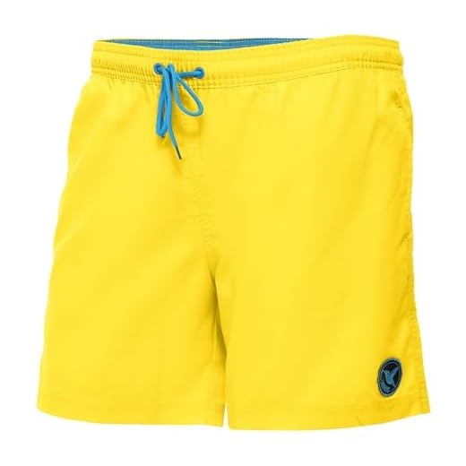 Zoloyo Badehose mit Farbwechsel, für Jungen, Sommer, Herren, schnelltrocknend, für Strand, Bademode, temperaturempfindliche Farbwechsel-Shorts, gelb, M 2 Ladeheid Herren Badehose Badeshorts Beachshorts Schwimmhose LA40-128 (Gelb, Large)