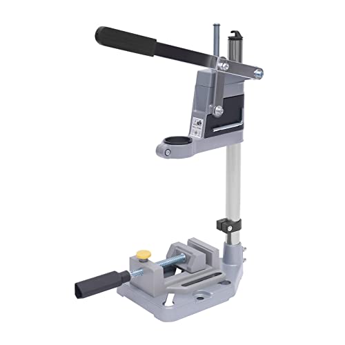 Image of Floor Drill Press Stand 60mm Drilling Pedestal Clamp Holder with Height 15 inch for Drill Workbench Repair Tool, Adjustable, Single Mounting Hole