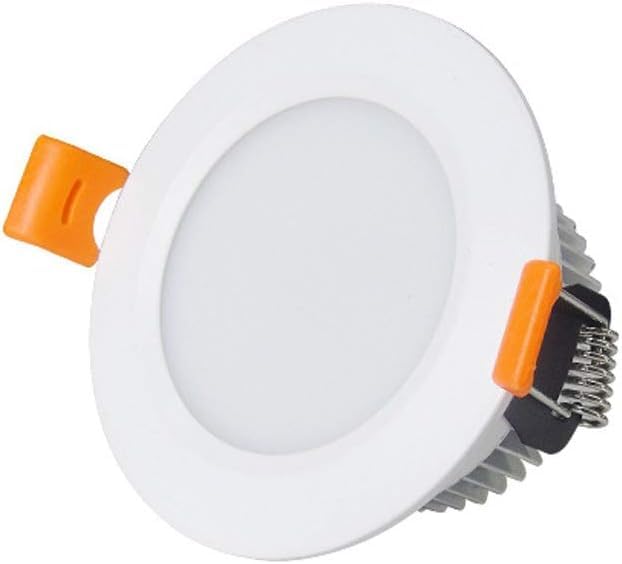 Panel LED integrado IP22 de 18W en níquel mate y luz neutra para iluminación de pasillos 2