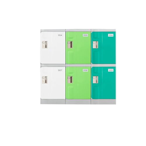 KIBONCY Casier ABS Turquoise - Solution De Rangement Personnelle Légère Et Ventilée for L'école(101 * 114.6 * 50cm)