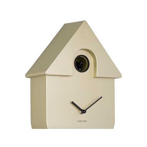 Reloj de cuco Karlsson Oro rectangular de pared para decorar el salón 4