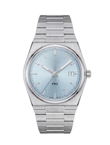 Image of PRX Quartz Watch with Green Dial, Stainless Steel