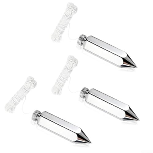 Image of 8oz Hexagonal Plumb Bob Set 15m High-Vis Line(3PCS)