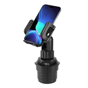 Cellet Car Phone Holder Mount, Car Cup Phone Holder Mount, Compatible with Apple iPhones, Samsung Galaxy, Motorola Moto Google Pixel Smartphones (Fits for Tesla Model 3 Y S X) 6.5-Inch