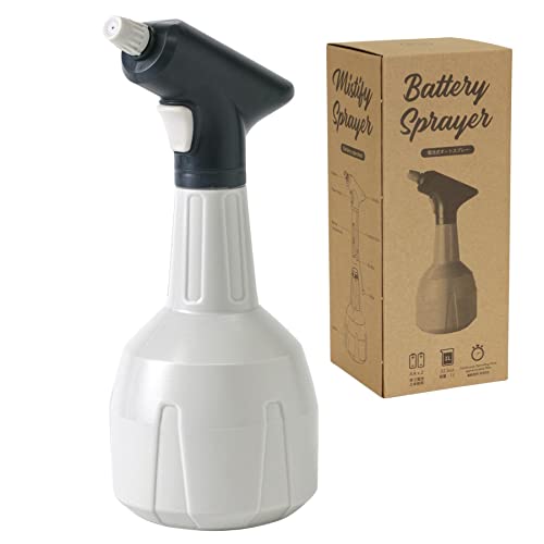 SPICE OF LIFE(スパイス) 電動 霧吹き 電池式 オート スプレー クリーム 1L ミスト ノズル調整 GSGZ1010CR