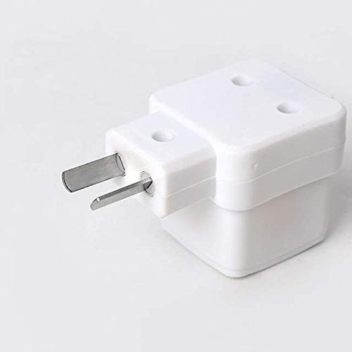 (2PACK) E26/E27 Socket Extension Adapter with Switch,Plug-in Light Socket,Convert Outlet to Light Bulb Socket,Standard Maximum Wattage 60W, Polarized Ivory