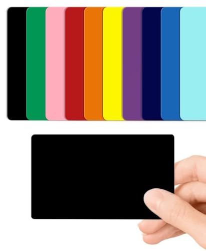 CKB LTD Lot de 100 cartes vierges en plastique PVC Noir 760 microns Taille standard CR80 86 x 54 mm Idéal pour surimpression sur n'importe quelle imprimante...
