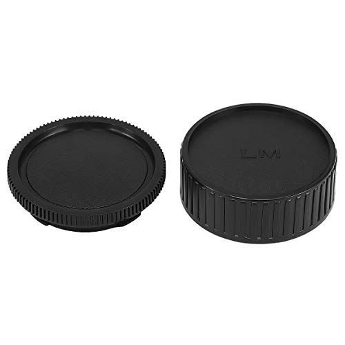 Haoge KKG-LM Camera Body Cap And Rear Lens Cap Cover Kit For Leica M Lm Mount Camera Lens Such As M240 thumb #2