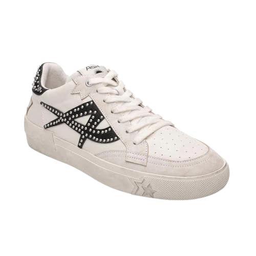 ASH Women's Moonlight Studs Sneakers, Vintage-Inspired Distressed Leather with Bold Starry Logo2