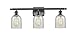Innovations 516-3W-BK-G2511-LED 3 Light Vintage Dimmable LED Bathroom Fixture, Matte Black