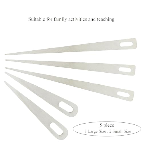 image for Ckyleole Wooden Weaving Needles Crochet Wood Hand Loom Stick Needles S