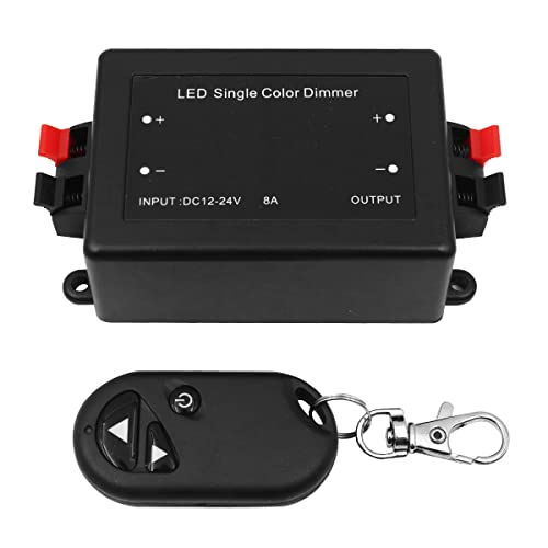 WANGCL For All Dimmable LED Lamps with Plug and Socket 12v 8a Max with RF Remote Control for Single Colour LED Strip LED Wireless Dimmer Switch - Image 2