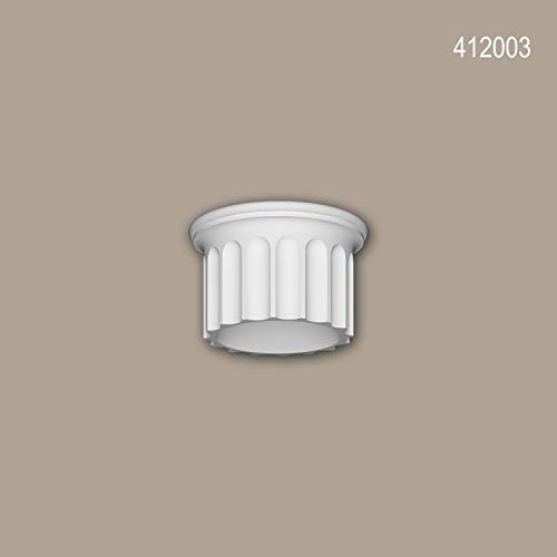 Segment de colonne 412003 moulure de façade Profhome blanc - 4