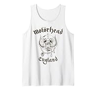 England Brown On White design. Official Motörhead Merchandise Motörhead T-Shirts for Men, Women, Girls and Boys; Motörhead Iron Fist 40th Merchandise Lightweight, Classic fit, Double-needle sleeve and bottom hem