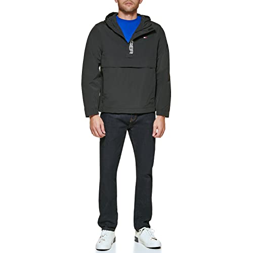 Image of Tommy Hilfiger Men's Retro Lightweight Taslan Popover Jacket
