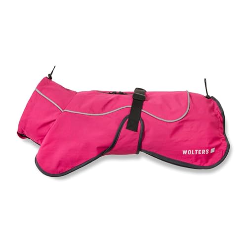 Wolters Hundejacke Cape Drizzle | Ganzjahresjacke für Hunde in der Farbe Magenta | Größe 34 (Rückenlänge 33-35 cm)