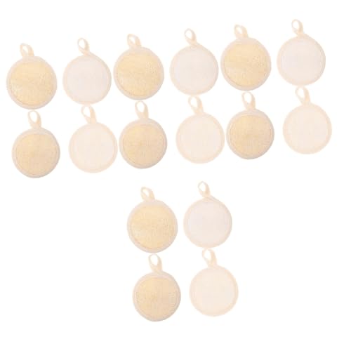 Gommage facial doux Baluue pour éliminer les peaux mortes avec 16 éponges loofah nettoyantes