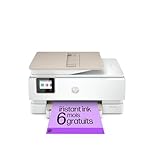 HP Envy Inspire 7920e, 242Q0B, Imprimante Multifonction à Jet d'Encre A4 Couleur, Recto Verso Automatique, 22 ppm, Wi-Fi, HP Smart, 6 mois de forfait Instant Ink gratuit, Blanche