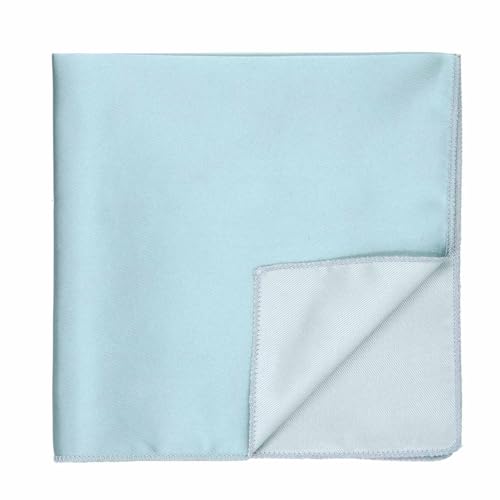 Image of tiemart Solid Color Pocket Squares for Men | For Suits, Perfect for Wedding Parties, 12 x 12 inch / 30 x 30 cm