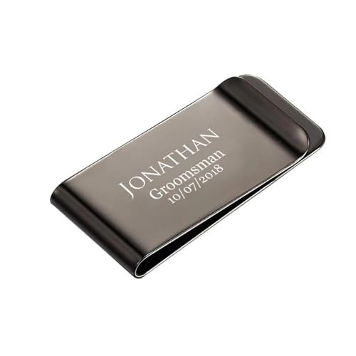 Personalized Money Clips for Men,Stainless Steel Custom Money Clip Laser Engraved Last Name Money Clips for Cash Wallet Gift3