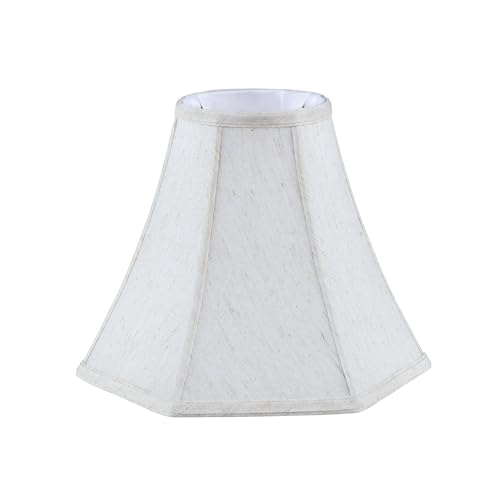 Aspen Creative Corporation 34010 Handsewn Pagoda Spider Lamp Shade In Beige Linen Fabric cover
