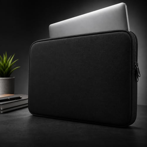 Capa para Notebook Premium Impermeável com Proteção Acolchoada, Case Sleeve com Zíper Reforçado, Bolsa Portátil para Laptop, Antirriscos, Leve, Ideal para Trabalho, Estudos e Viagens