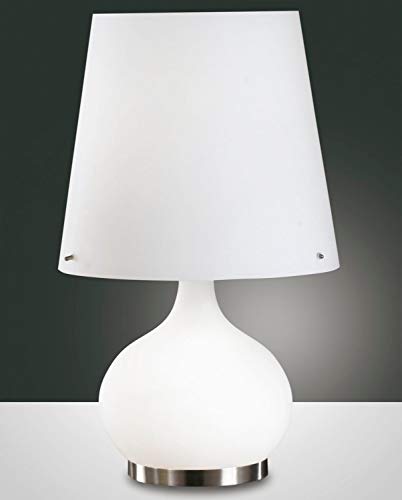 Preisvergleich Produktbild Fabas Luce Ade Tischleuchte, weiß, Höhe: 58 cm