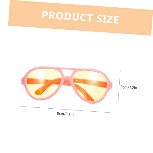 Vaguelly 16pcs Doll Dress up Sunglasses Creative Mini Eyeglasses for Dolls Fashionable Accessories for Playtime and Photography Adorable Decorative Props for Boy Imaginative Play2