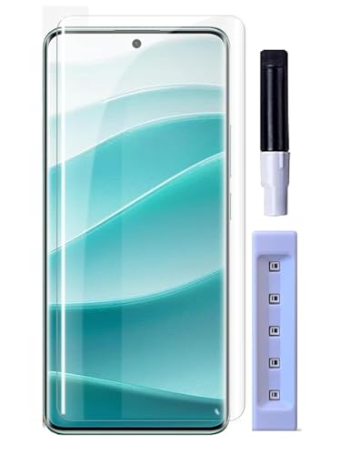 Image of MACLEN Ultra Premium HD Adavnced Glue UV Curved Tempered Glass for Redmi Note 14 Pro, Note 14 Pro Plus | With HD clearity full curved edge protection and Installation Kit