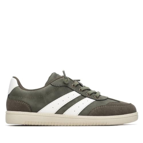 XTI - Zapatilla Niño Kaki - Calzado Cómodo y Versátil - Moda Casual - Modelo 15306101 (Talla 38)