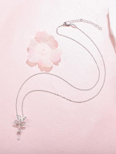 PRAYMOS 925 Sterling Silver Cross Necklace for Women Men Crucifix Cross Pendant Necklaces Simple Jewelry Gifts2