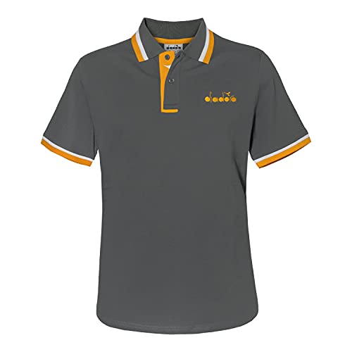 Diadora Polo Uomo Cotone Pique Art.094 (Storm Grey...