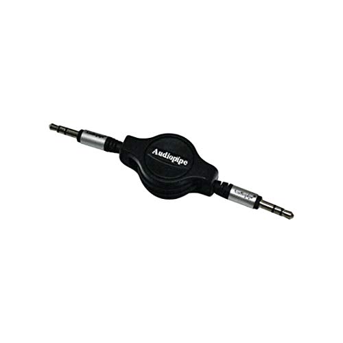 Audiopipe AIQR35353 cable jack 3.5mm retráctil 1.83 m miniatura 1