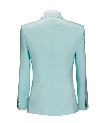 Men's Slim Fit Mint Green Summer Wedding Suits 2 PC Two Buttons Prom Suits Men Suits Dinner Suits3